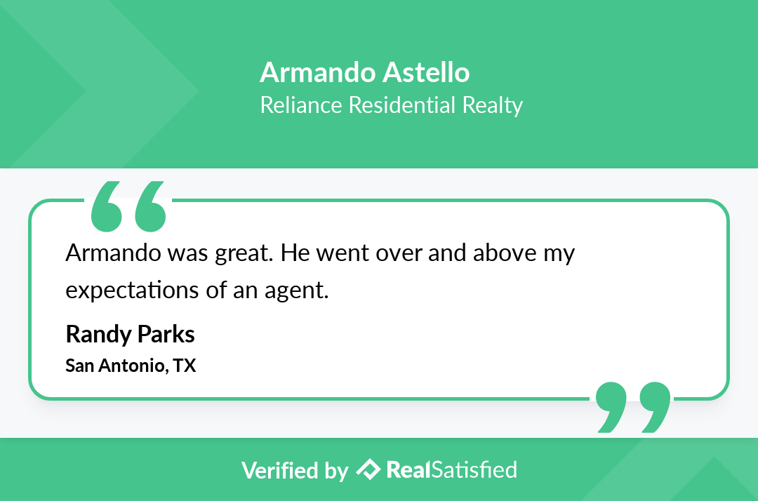 Randal Parks testimonial for Armando Astello